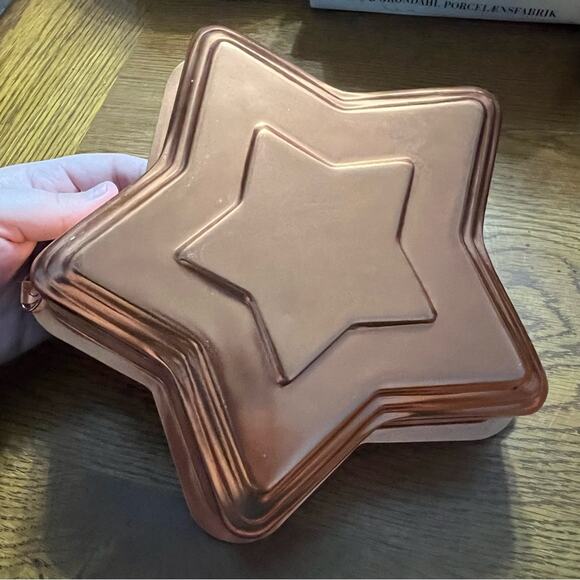 Unknown Other - Vintage Copper Star Cake Pan Jello Mold Wall Decor
